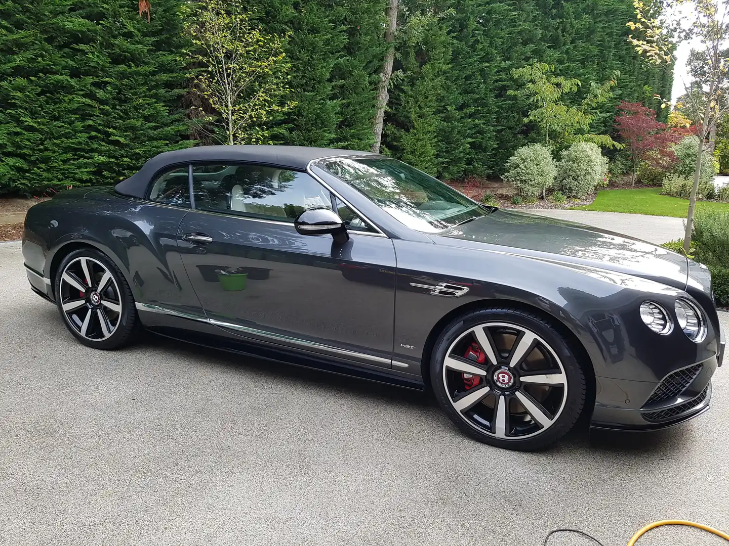 Grey Bentley Continental GT