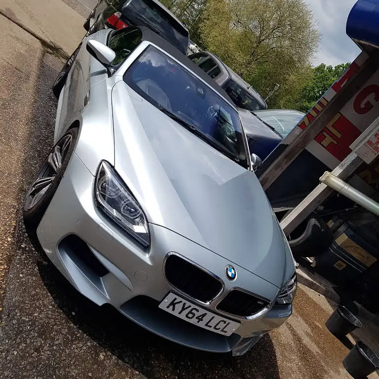 Silver BMW M6